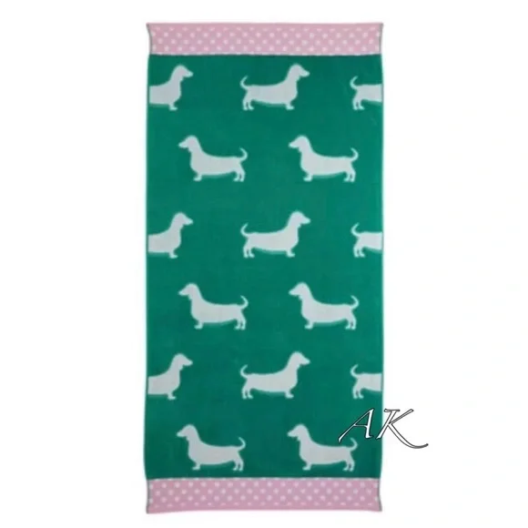 Dachshund Oversized Beach Towel 🐾 Doxie Wiener - Picture 1 of 2